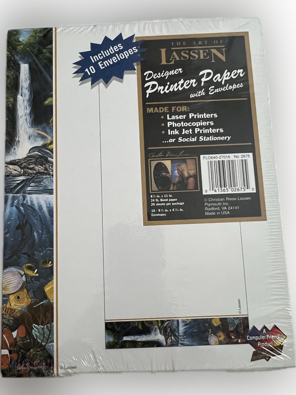 💥 The Art of Lassen Designer Scenic Printer Paper Envelopes Craft Printer Paper